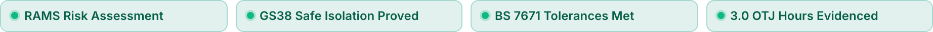 4-point regulatory audit grid