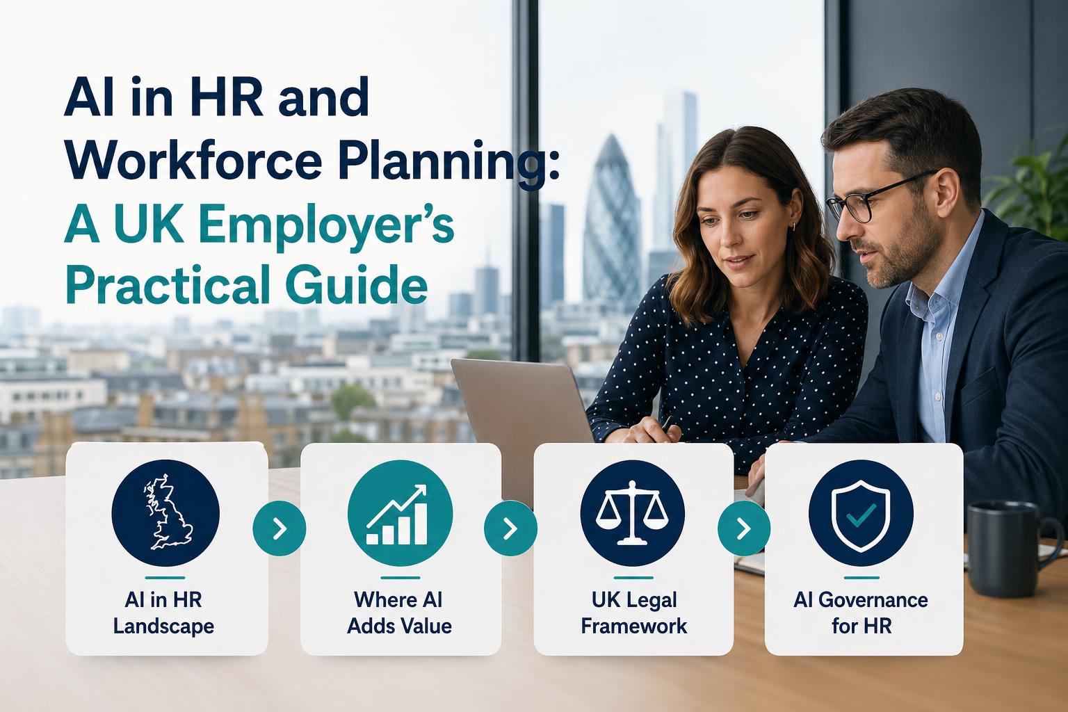 HR AI course image showing workforce planning and people analytics.