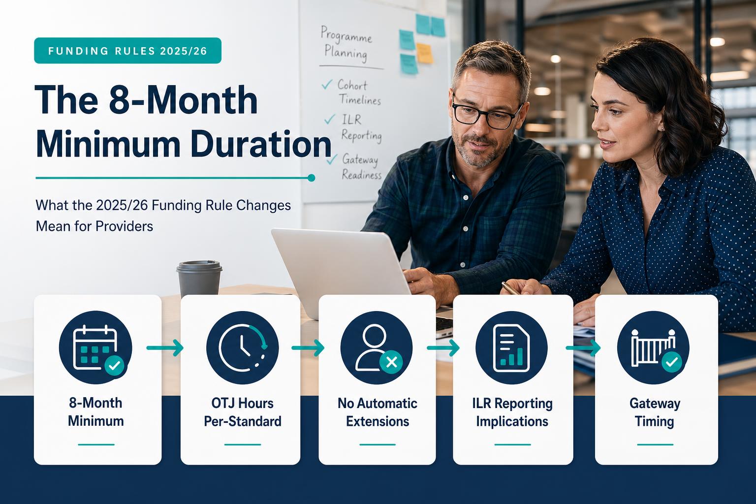 The 8-Month Apprenticeship Minimum: Final 2026/27 Rules for Providers hero image