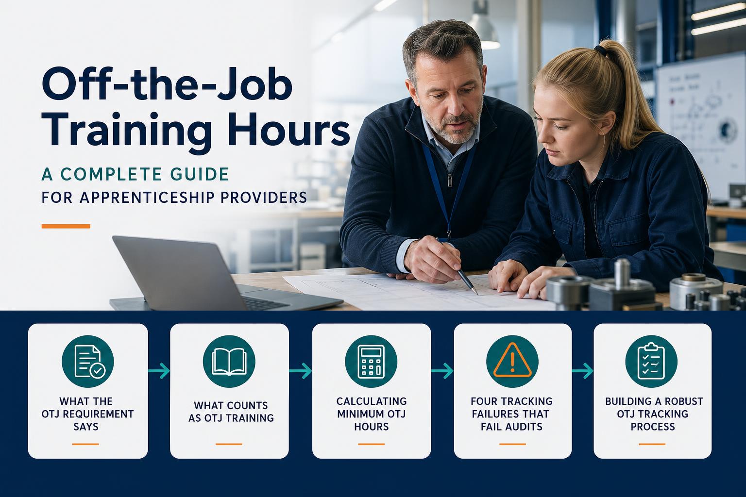 Apprenticeship provider dashboard tracking off-the-job training evidence