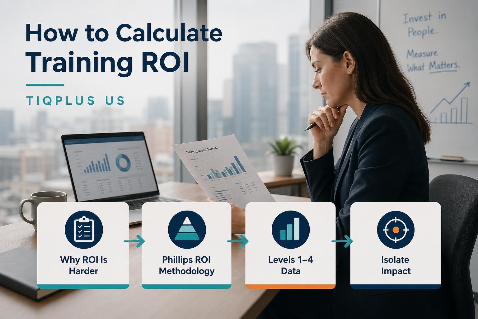 How to calculate training ROI: the step-by-step model for US L&amp;D teams hero image